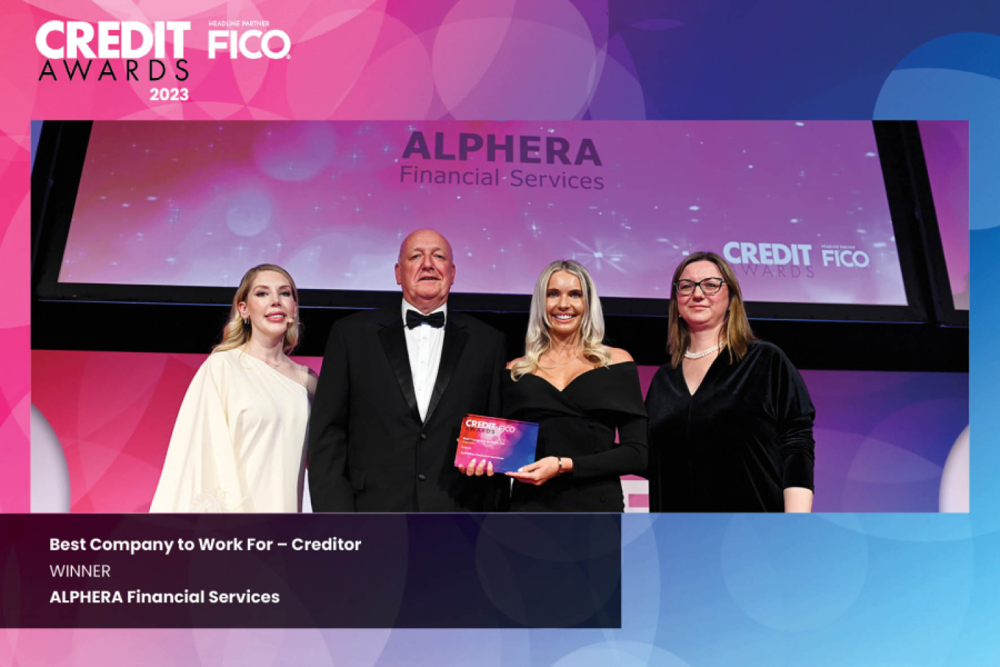 ALPHERA team at Credit Awards 2023
