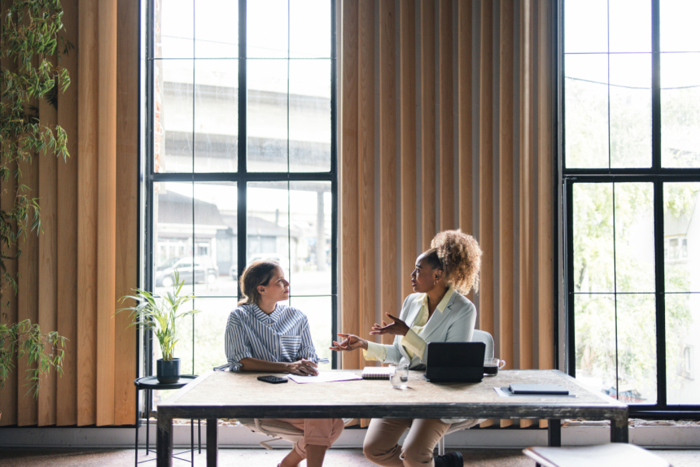 People in a business meeting