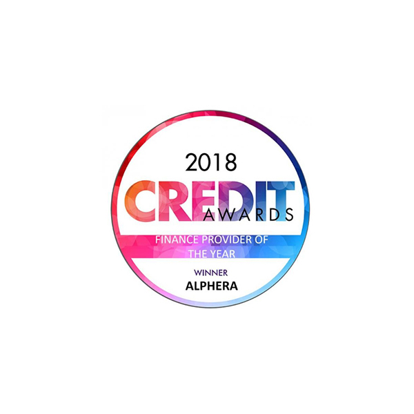 2018 credit awards logo - winner Alphera